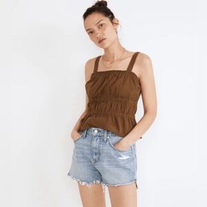 Madewell Relaxed Denim Cutoff Shorts‎ in Madera Wash: Side-Slit Edition Size 26